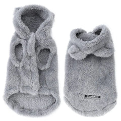 Rabbit Ears Cat Hoodie | Cute Winter Warm Pet Coat for Cats & Small Dogs | Soft Fleece Sphynx Outfit