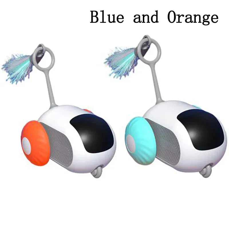 Remote Control Cat Toy Car - Automatic Self-Driving Smart Toy with Obstacle Avoidance