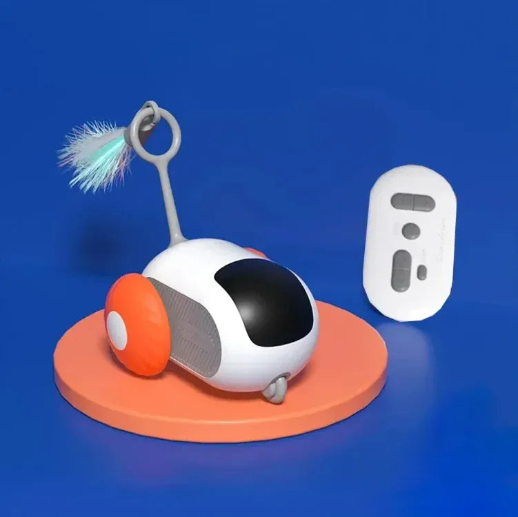 Remote Control Cat Toy Car - Automatic Self-Driving Smart Toy with Obstacle Avoidance