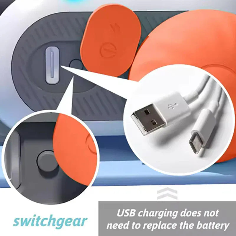 Remote Control Cat Toy Car - Automatic Self-Driving Smart Toy with Obstacle Avoidance