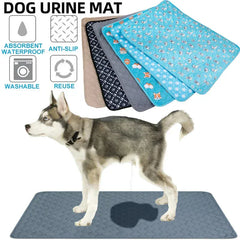 Reusable Dog Pee Pad - Washable Absorbent Puppy Training Mat Waterproof