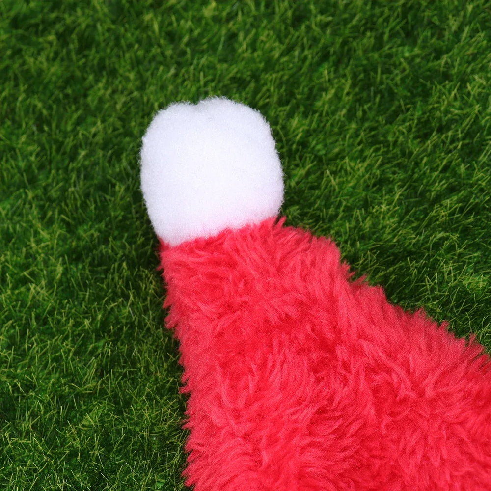 Santa Hat & Collar Set for Pets – Christmas Holiday Outfit for Dogs & Cats