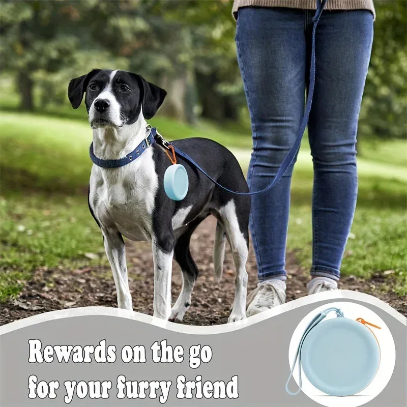 Silicone Dog Training Pouch - Waterproof Treat Bag for Outdoor Training