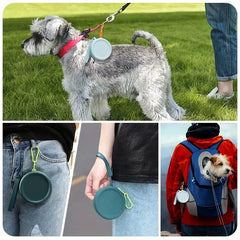 Silicone Dog Training Pouch - Waterproof Treat Bag for Outdoor Training