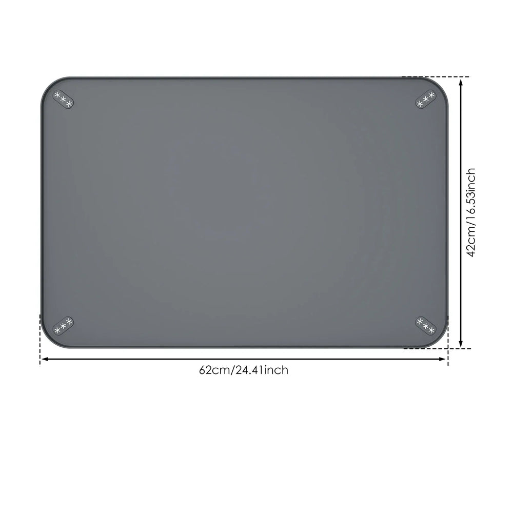 Silicone Pee Pad Holder - Foldable Leak Proof Training Mat for Dogs