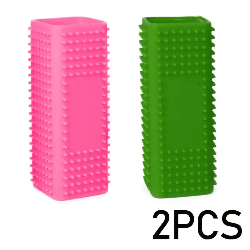 Silicone Pet Hair Brush – Hollow Rubber Cleaning Brush for Dogs, Cats & Car Upholstery
