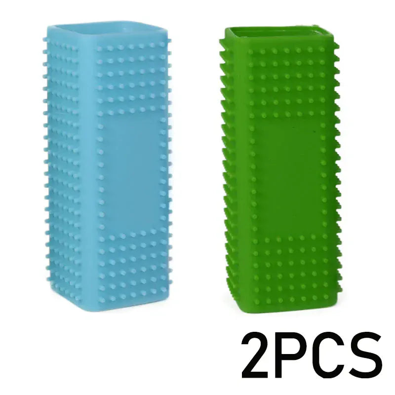 Silicone Pet Hair Brush – Hollow Rubber Cleaning Brush for Dogs, Cats & Car Upholstery