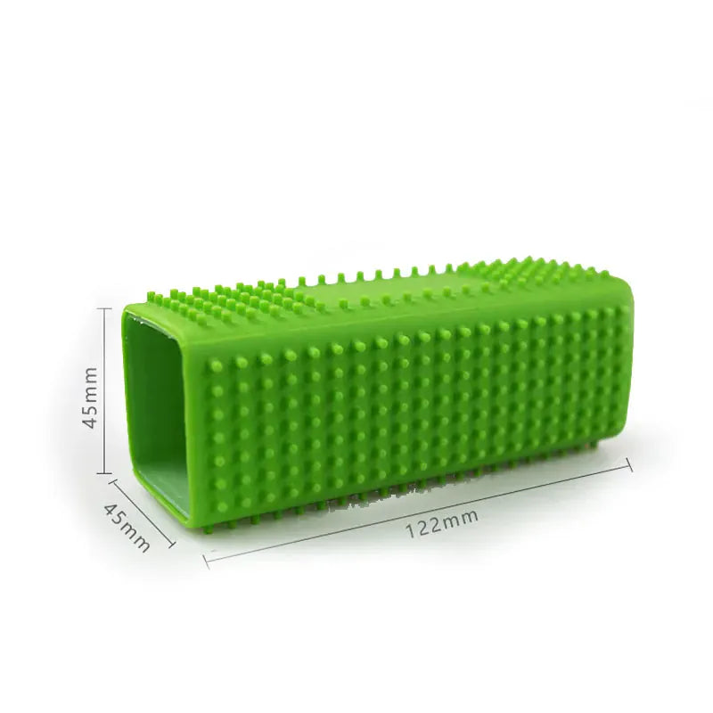 Silicone Pet Hair Brush – Hollow Rubber Cleaning Brush for Dogs, Cats & Car Upholstery