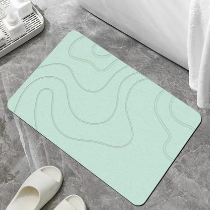 Bathroom line quick-drying mat