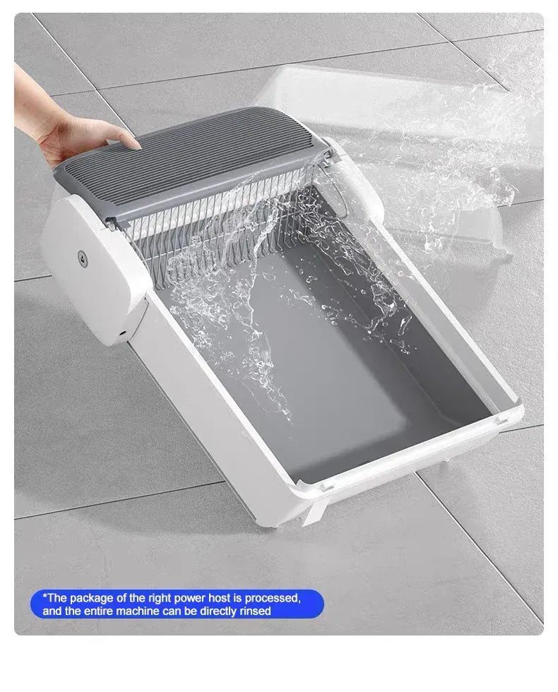 Smart APP Control Automatic Cat Litter Box - 7L Self-Cleaning Toilet with UV Sterilization