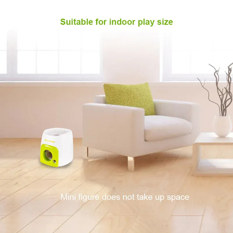 Smart Dog Tennis Ball Launcher – Automatic Ball Throwing & Treat Reward Machine | Interactive Pet Toy for Training, Exercise & Fun