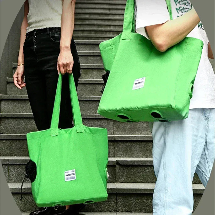 SoBag Soft Pet Backpack - Airline Approved Cat & Dog Carrier, Hands-Free Walking Design with Head & Tail Openings, Breathable Travel Bag