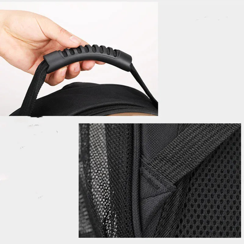 Space Capsule Pet Backpack - Transparent Cat Carrier Bag, Portable Breathable Pet Bubble Backpack for Small Dogs & Cats