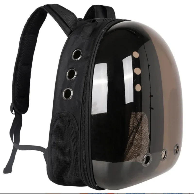 Space Capsule Pet Backpack - Transparent Cat Carrier Bag, Portable Breathable Pet Bubble Backpack for Small Dogs & Cats