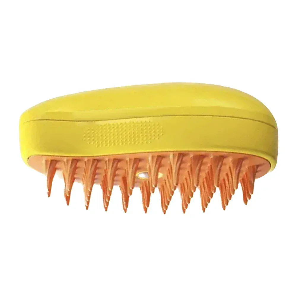 Steam Pet Brush 3-in-1 - Electric USB Rechargeable Grooming Comb with Spray Function for Dogs & Cats, Massage & Hair Removal