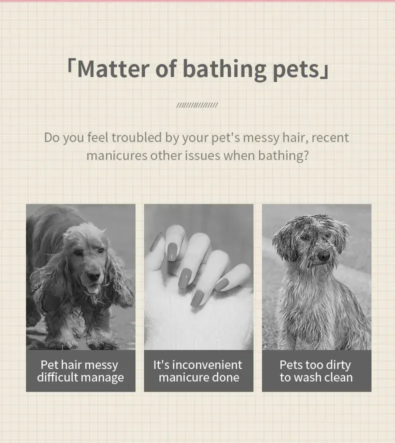 Steam Pet Brush 3-in-1 - Electric USB Rechargeable Grooming Comb with Spray Function for Dogs & Cats, Massage & Hair Removal