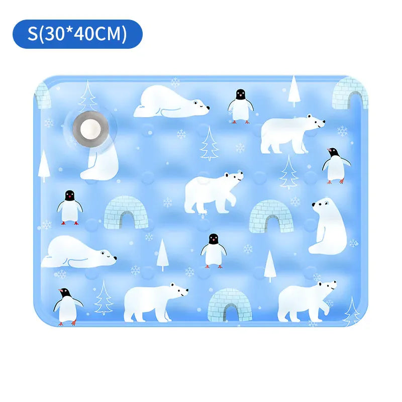 Summer Cooling Gel Mat for Dogs & Cats - Ice Cushion Pet Cooling Blanket