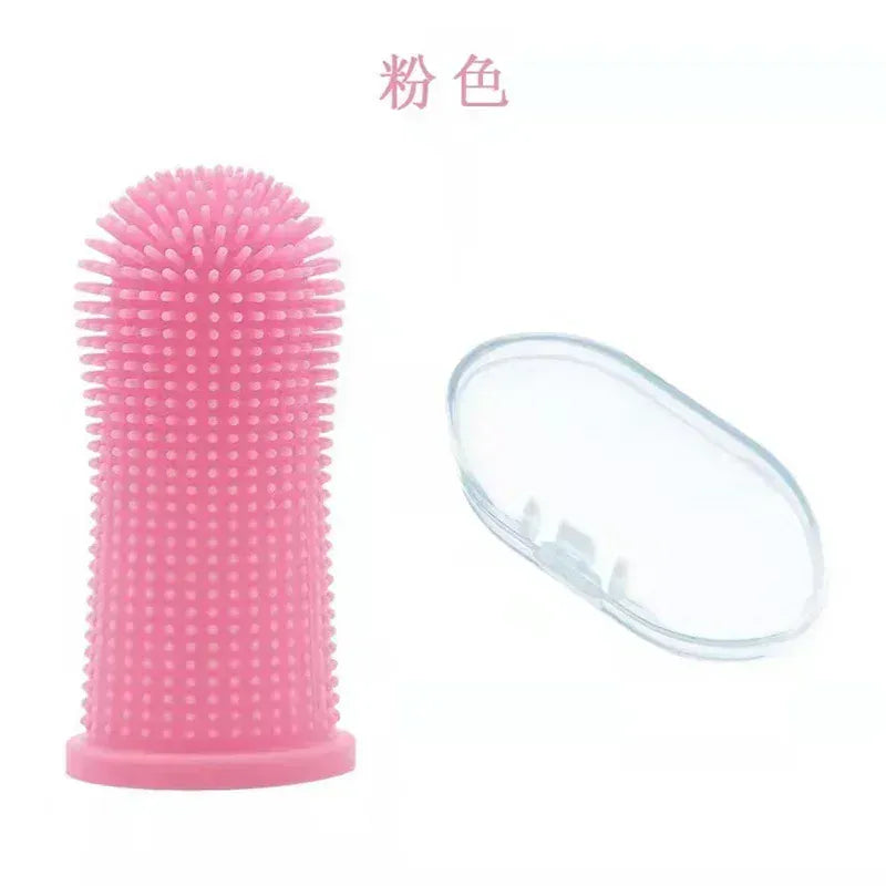 Super Soft Pet Finger Toothbrush | Dog & Cat Teeth Cleaning | Nontoxic Silicone Dental Care Tool