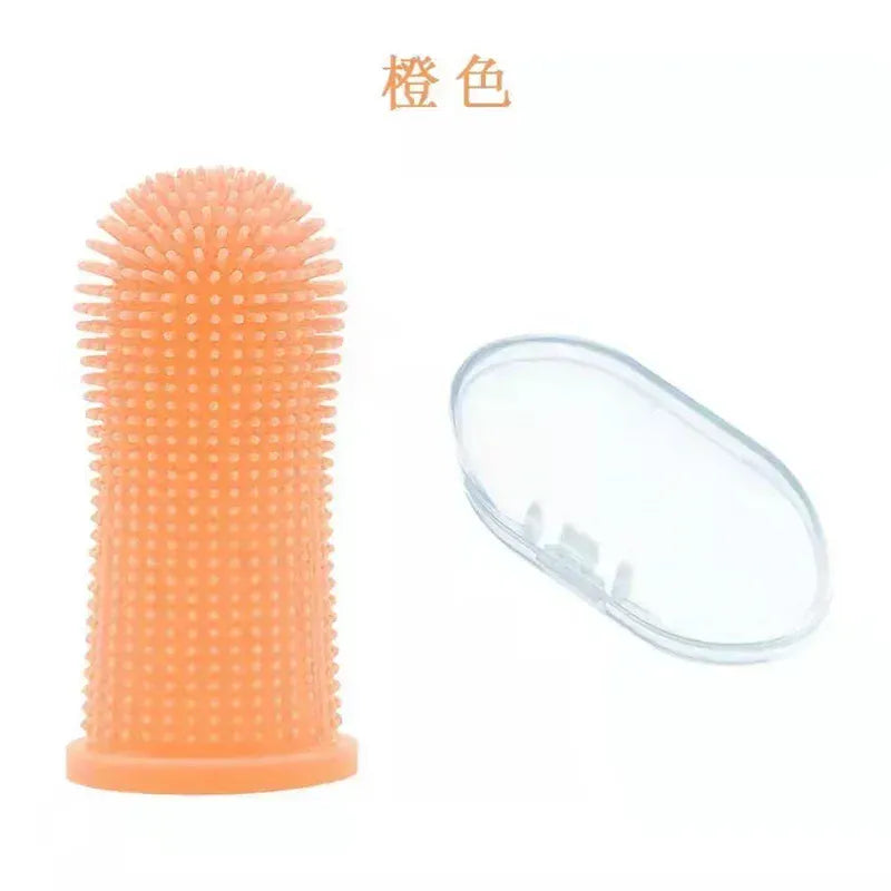 Super Soft Pet Finger Toothbrush | Dog & Cat Teeth Cleaning | Nontoxic Silicone Dental Care Tool