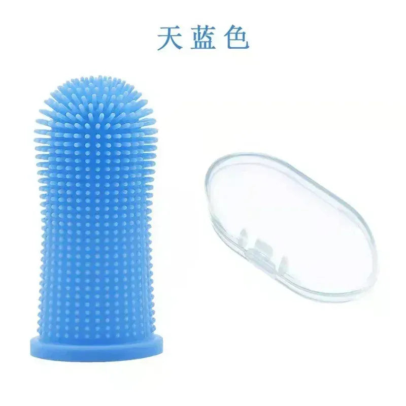 Super Soft Pet Finger Toothbrush | Dog & Cat Teeth Cleaning | Nontoxic Silicone Dental Care Tool