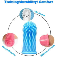 Super Soft Pet Finger Toothbrush | Dog & Cat Teeth Cleaning | Nontoxic Silicone Dental Care Tool