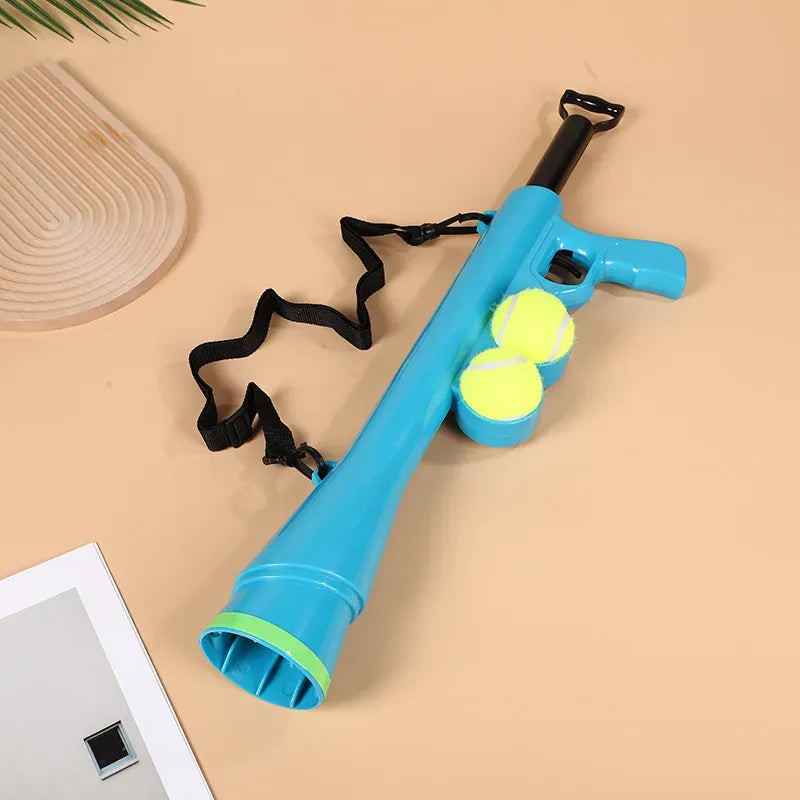 Tennis Ball Launcher for Dogs – Long Distance Throwing Toy for Outdoor Training & Exercise