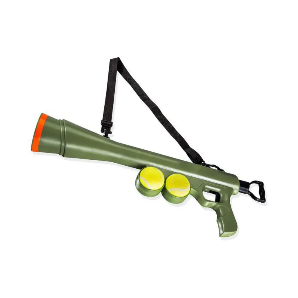 Tennis Ball Launcher for Dogs – Long Distance Throwing Toy for Outdoor Training & Exercise