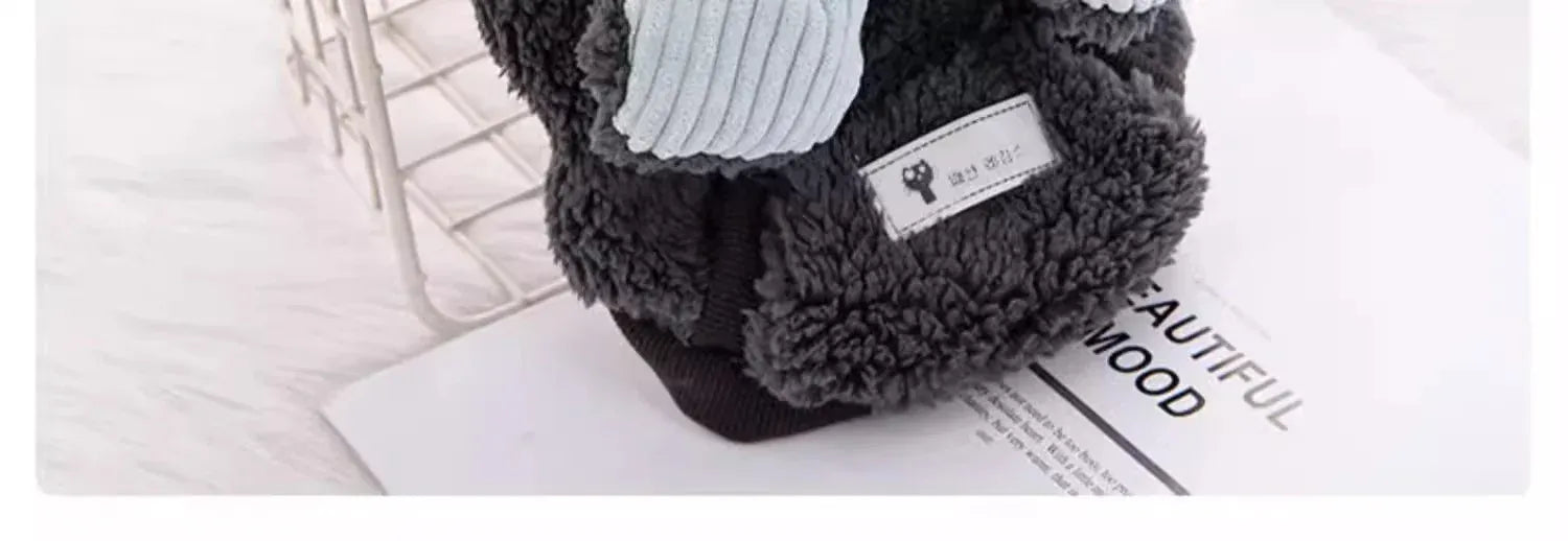 Thick Fluffy Cat Coat | Autumn Winter Warm Clothes for Kittens & Small Dogs | Anti-Shedding British Short Hair Jacket