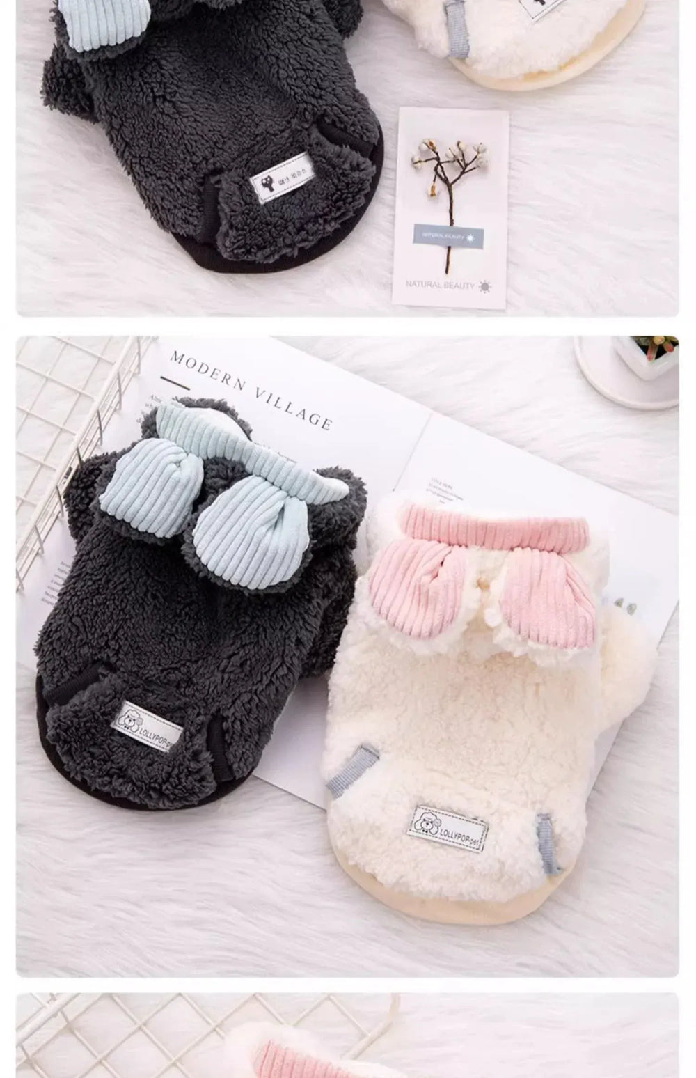 Thick Fluffy Cat Coat | Autumn Winter Warm Clothes for Kittens & Small Dogs | Anti-Shedding British Short Hair Jacket