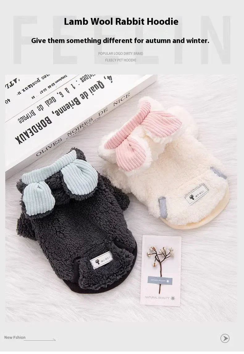 Thick Fluffy Cat Coat | Autumn Winter Warm Clothes for Kittens & Small Dogs | Anti-Shedding British Short Hair Jacket