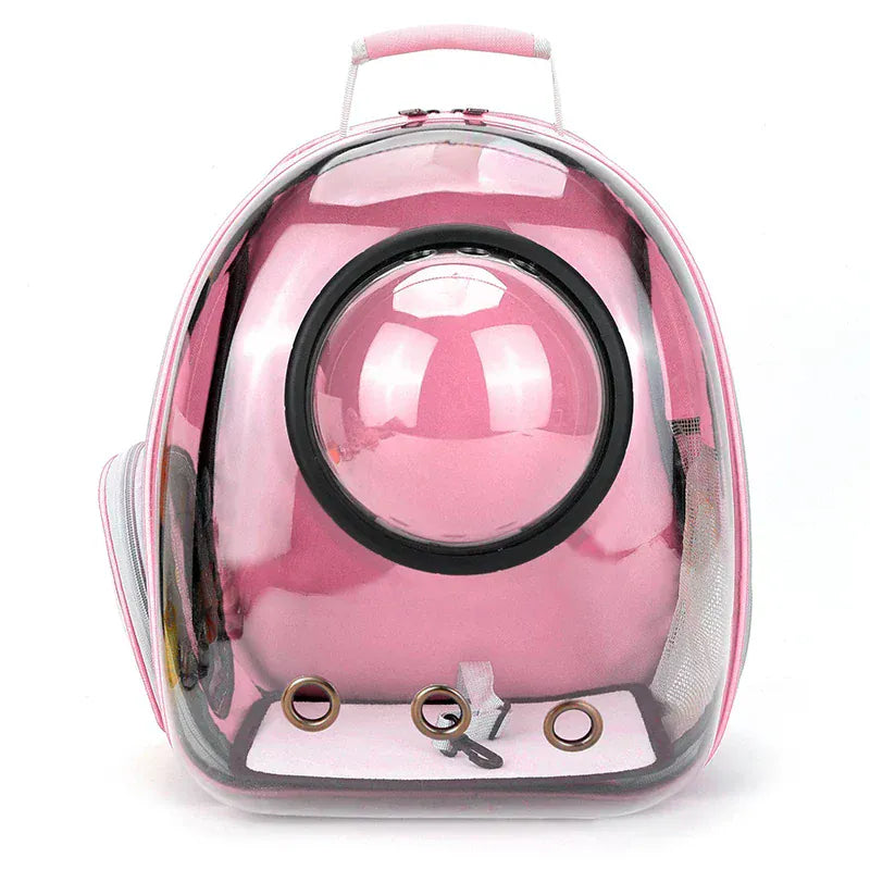 Transparent Cat Carrier Backpack – Bubble Window Pet Travel Bag for Small Dogs & Cats
