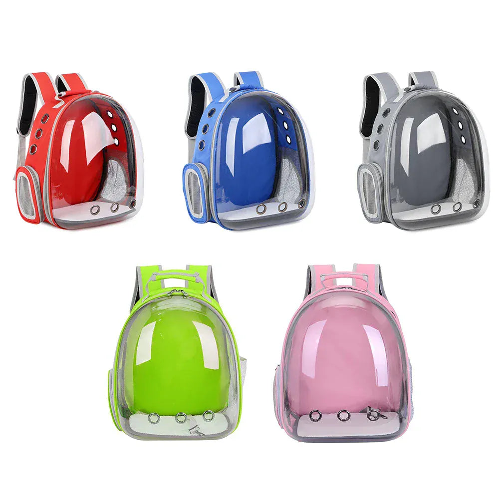 Transparent Cat Carrier Backpack – Bubble Window Pet Travel Bag for Small Dogs & Cats