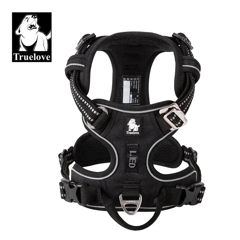 Truelove No-Pull Dog Harness - Reflective Safety Vest with 4 Adjustment Points