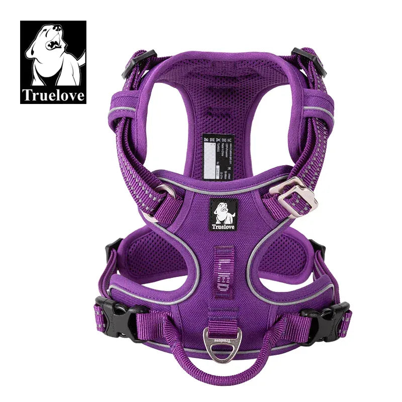 Truelove No-Pull Dog Harness - Reflective Safety Vest with 4 Adjustment Points