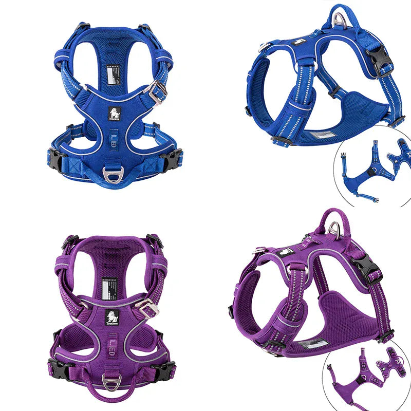 Truelove No-Pull Dog Harness - Reflective Safety Vest with 4 Adjustment Points