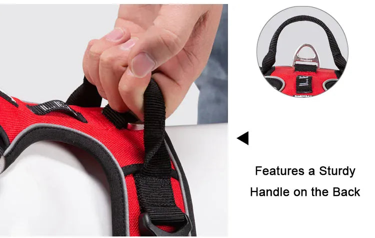 Truelove No-Pull Dog Harness - Reflective Safety Vest with 4 Adjustment Points