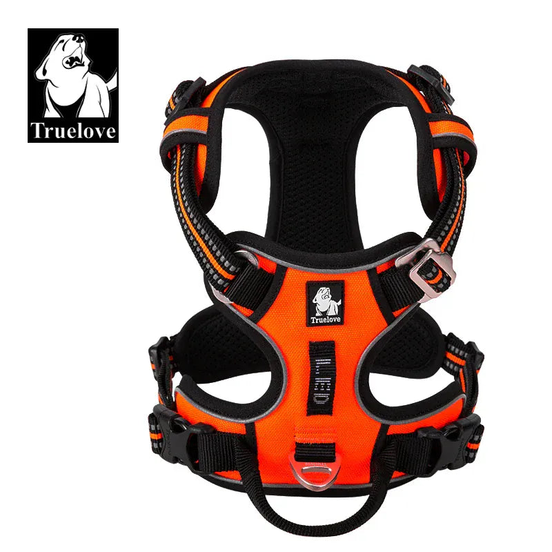 Truelove No-Pull Dog Harness - Reflective Safety Vest with 4 Adjustment Points