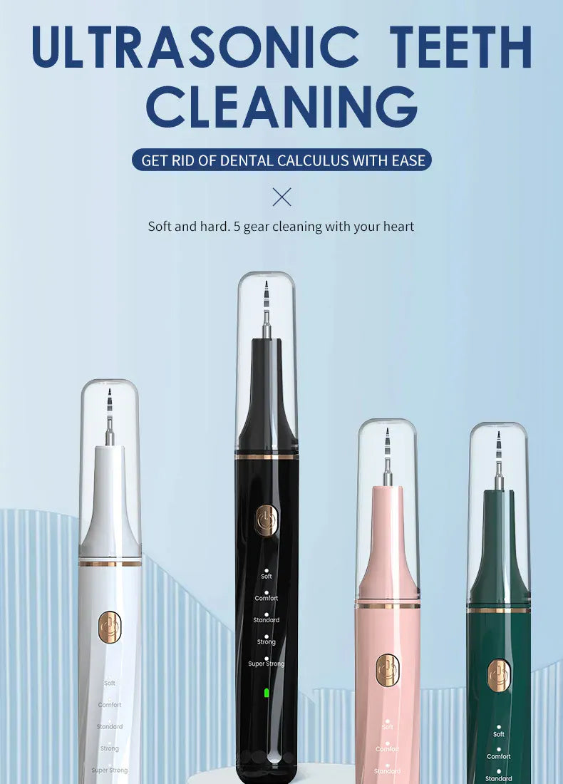 Ultrasonic Electric Dog Toothbrush | Professional Pet Plaque & Tartar Remover | Teeth Whitening & Dental Care