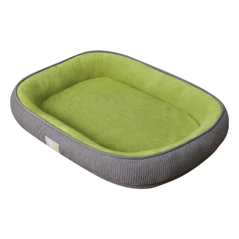 Washable Dog Kennel - Four Season Disassemblable Pet Bed with Mat