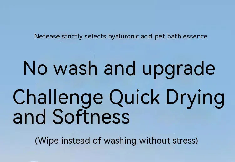 Waterless Pet Cleaning Gloves - Wash-Free Grooming Gloves for Dogs & Cats, Massage & Decontamination with Cleaning Essence