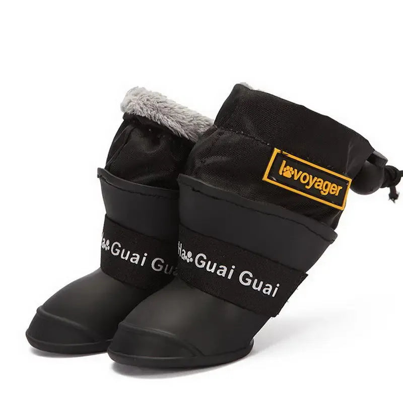 Waterproof Dog Boots - Anti-Slip Pet Shoes for Winter Rain & Snow Protection