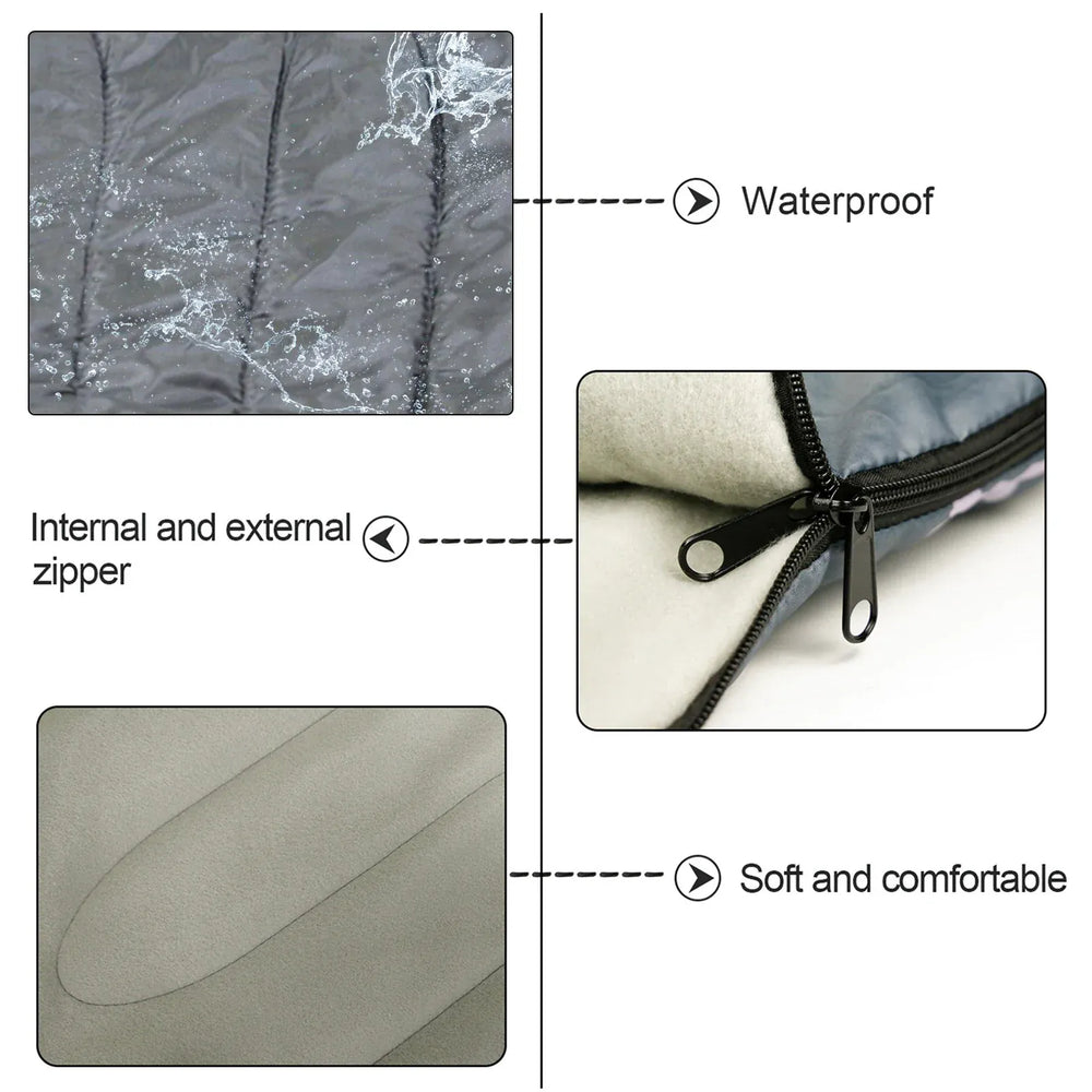 Waterproof Dog Sleeping Bag – Portable Outdoor Pet Bed for Camping & Travel