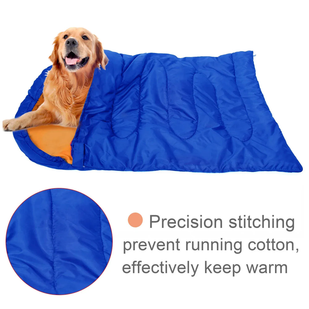 Waterproof Dog Sleeping Bag – Portable Outdoor Pet Bed for Camping & Travel