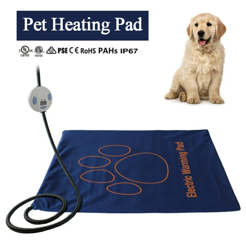 Waterproof Pet Heating Pad - Electric Winter Warmer Blanket 45×60cm