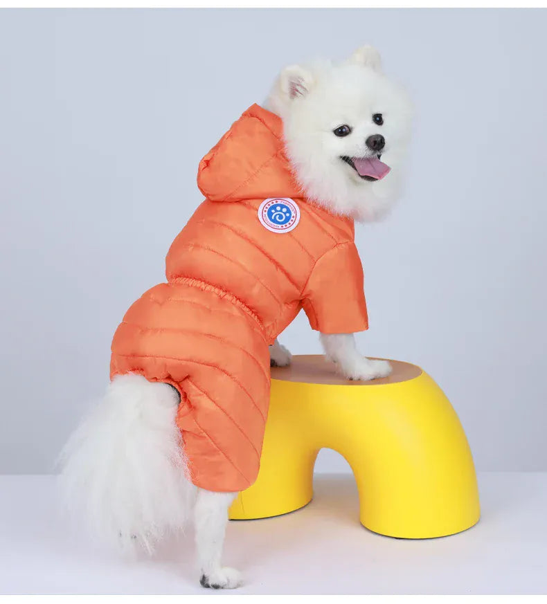 Waterproof Winter Dog Coat – Warm Fleece-Lined Jacket Vest for Small Dogs, French Bulldog, Chihuahua & Puppies