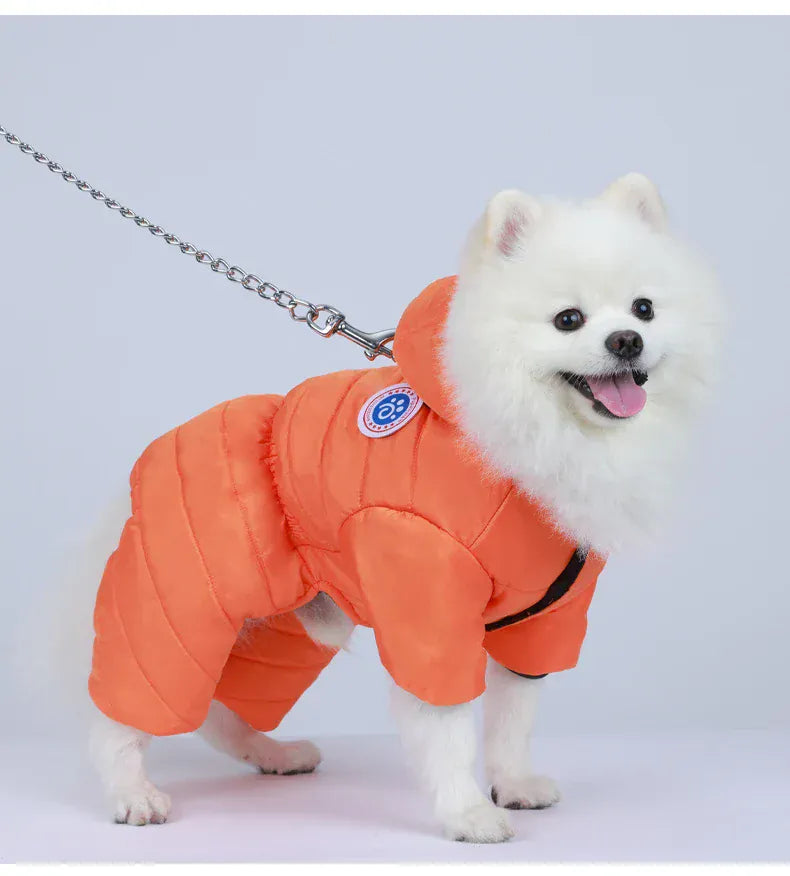 Waterproof Winter Dog Coat – Warm Fleece-Lined Jacket Vest for Small Dogs, French Bulldog, Chihuahua & Puppies