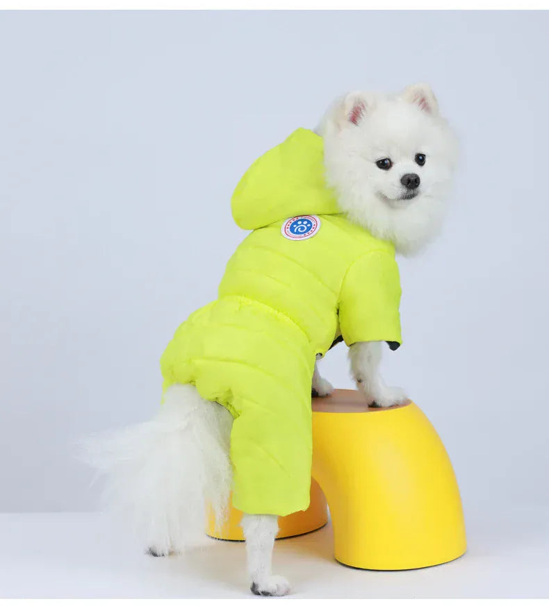 Waterproof Winter Dog Coat – Warm Fleece-Lined Jacket Vest for Small Dogs, French Bulldog, Chihuahua & Puppies