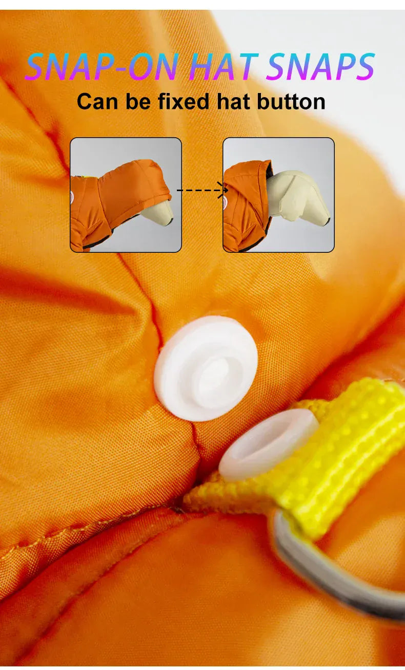 Waterproof Winter Dog Coat – Warm Fleece-Lined Jacket Vest for Small Dogs, French Bulldog, Chihuahua & Puppies