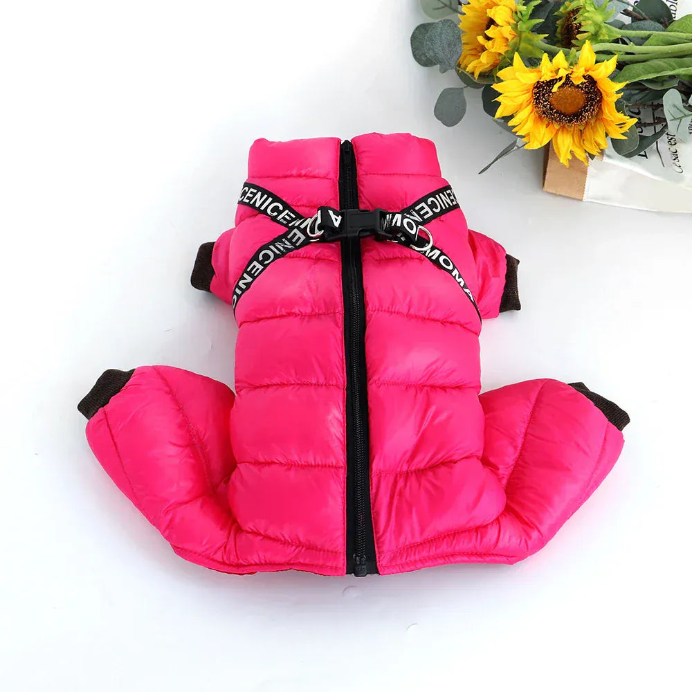 Waterproof Winter Dog Jumpsuit - Super Warm Full-Body Coat for French Bulldogs & Small Breeds