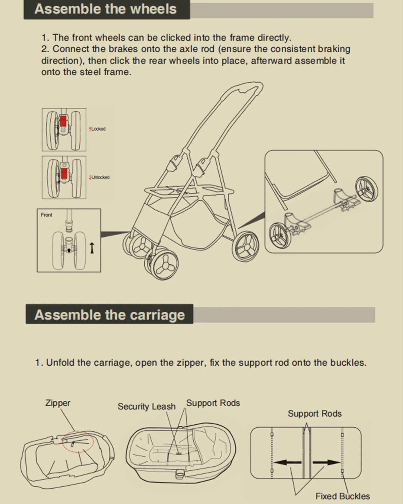 Wedyvko Luxury Pet Stroller - Detachable 4-Wheel Dog Stroller with Cup Holder, One-Click Folding Design & Travel Carrying Bag